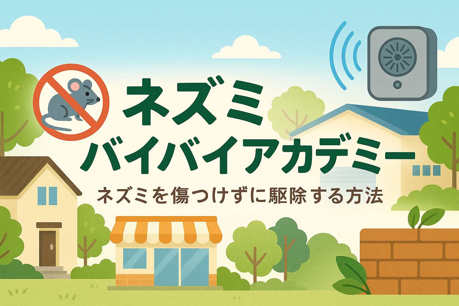 ネズミバイバイ！